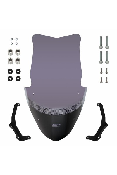 GP KOMPOZİT SİPERLİK ÖN CAM FÜME 74CM KYMCO KRV 200 2023 UYUMLU