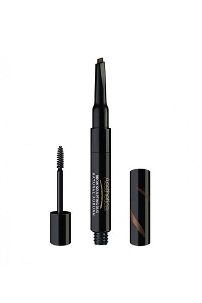 Aesthetica قلم تحديد ونحت الحواجب الثنائي من إيسثيتيكا كستنائيeyeliner