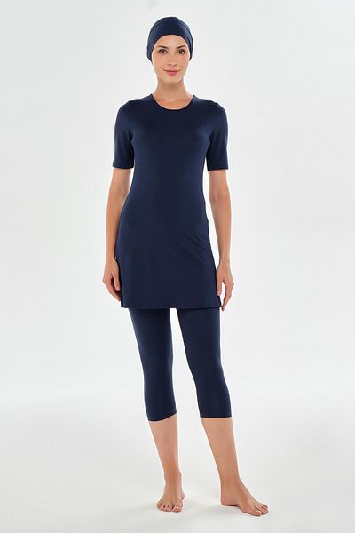 MARESİVA Walt Battal Short Sleeve Hijab Swimsuit 2606-P