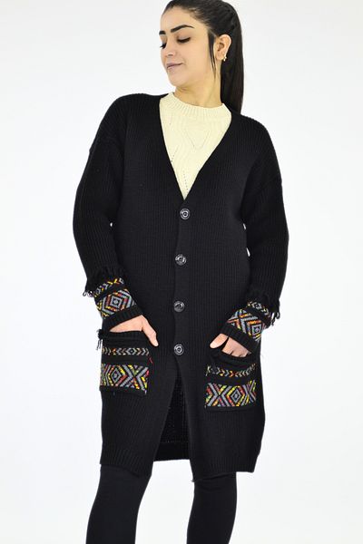 Tuğra Tassel Detailed Knitwear Jacket