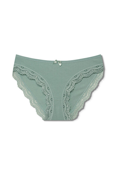 HNX Pachet de 2 chiloți de damă din bumbac cu detaliu din dantelă