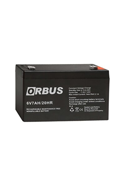 ORBUS Akü 6v 7ah Orbüs ( 150 X 30 X 95 Mm )