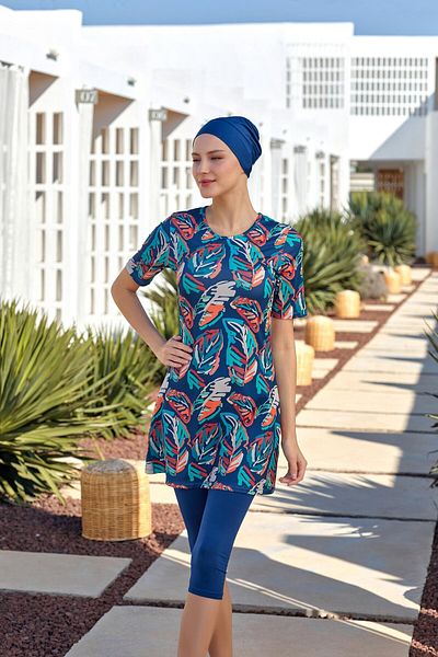 MARESİVA Rayna Half Sleeve Hijab Swimsuit 2601