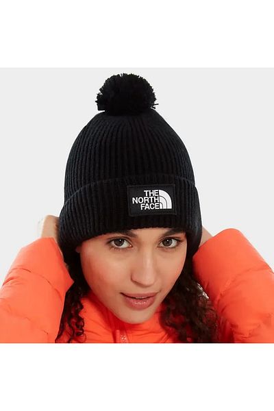 THE NORTH FACE Unisex Logo Box Pom Beanie - T93fn3jk3
