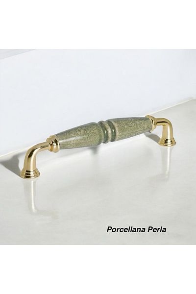 Porcellana Perla (16cm) Porcelain Cabinet Drawer Kitchen Bathroom Children Furniture Handle Handle Handle Kulb Inci160Mm-Stk5679