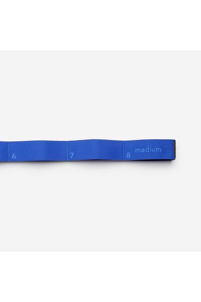 Decathlon Banda de rezistență din țesătură Domyos - Nivel mediu - Albastru - 10 Kg