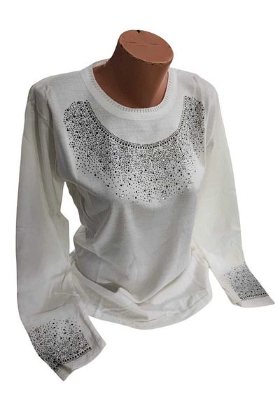 Sel Giyim New Season Stone Mom Sweater Bluz