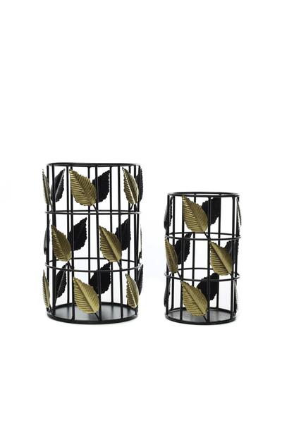 Vitale Yapraklı Tealight Mumluk Set AK.JFA65004030