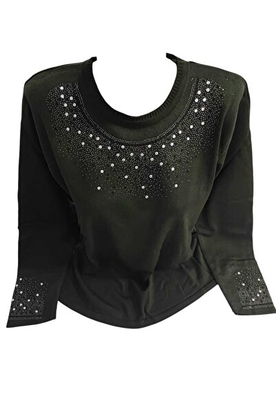 Sel Giyim New Season Stone Mom Sweater Bluz