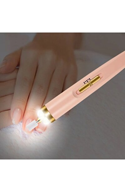 Genel Markalar Yeni Model 5 Başlıklı USB Şarjlı Işıklı Manikür-Pedikür Tırnak Törpüsü_EL,Ayak Tırnak Bakımı