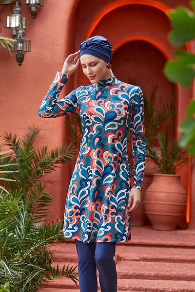MARESİVA Viya Long Sleeve Hijab Swimsuit 2103