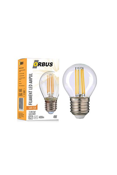 ORBUS Gc45 E27 4w Sarı Gün Işığı 2700k Dekoratif Ampul