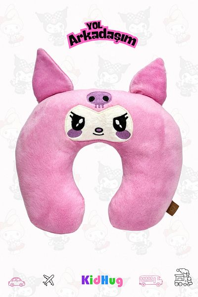 KidHug Fată Băiat Copil Pernă de călătorie Animal - Figurine Anime Brodate Colorate