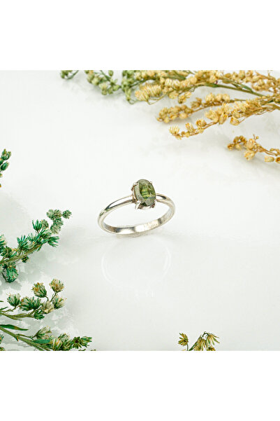 Dotamineral Turmalin Yüzük Garantili DoğalTaş 925 Ayar Gümüş Koç,İkizler,Asla...