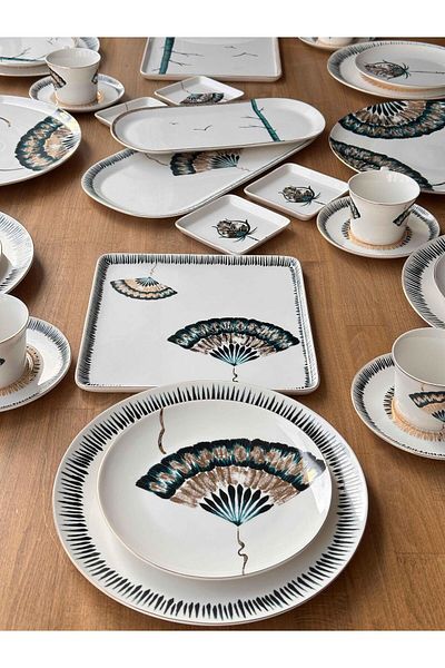 Mikasa Moor Grace 34 Pieces - Breakfast Set for 6