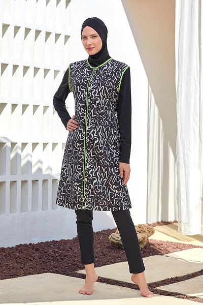 MARESİVA Helen Long Sleeve Hijab Swimsuit 2305