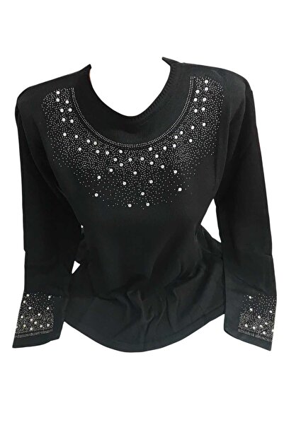 Sel Giyim New Season Stone Mom Sweater Bluz