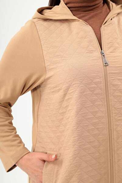 Metpoint Trend42plus Великий розмір Баклава візерунок на блискавці Бежевий