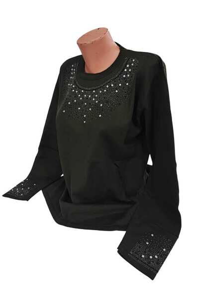 Sel Giyim New Season Stone Mom Sweater Bluz