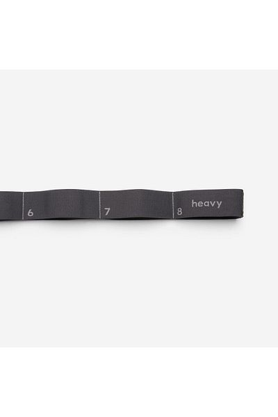 Decathlon Domyos Fabric Resistance Band - Hard Level - Gray - 15 kg
