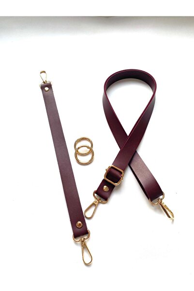 FERİHA HOBİ AKSESUAR DERİ ÇANTA ASKISI, KISA SAP VE HALKA KİTİ