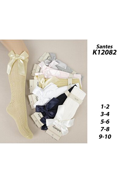 Katamino KIZ ÇOÇUK FİYONK DETAYLI DANTEL GOLF ÇORAP
