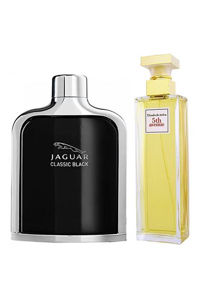 Elizabeth Arden 5th Avenue And Jaguar Classic Black Gift Set EDT 100Ml, EDP 125ml