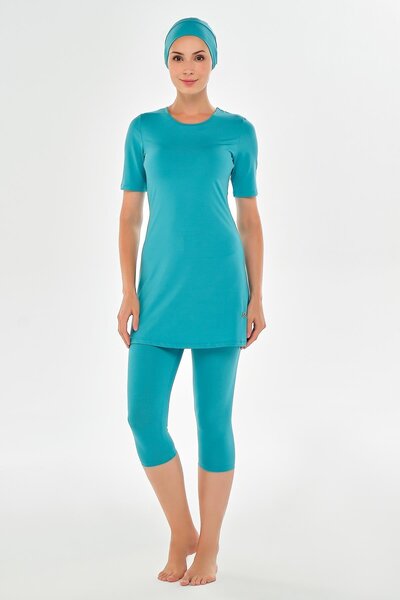 MARESİVA Walt Battal Short Sleeve Hijab Swimsuit 2606-P