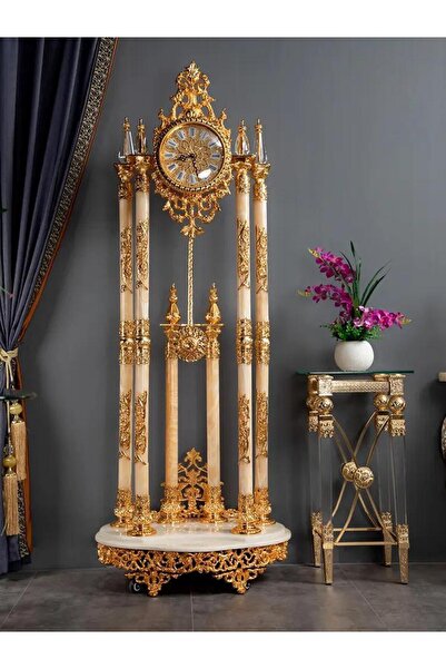 BonicasaArt Ayaklı Salon Saati Victorian Antiq Floor Clock
