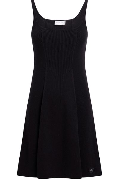 Calvin Klein WOVEN LABEL SWEATER DRESS