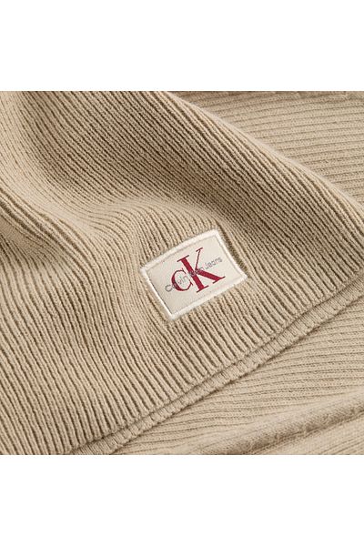 Calvin Klein فستان نسائي منسوج باللون البيج