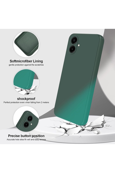 m.tk moveteck Galaxy A06 Case Launch Camera Protected Inside Velvet Soft Colorful Silicone Matte Feel Suede Cover