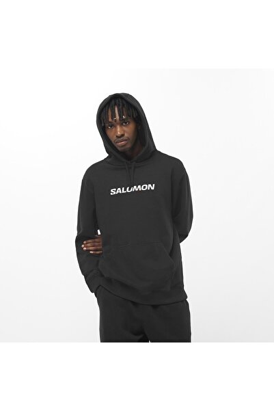 Salomon LOGO Erkek Sweatshirt Black LC2360300