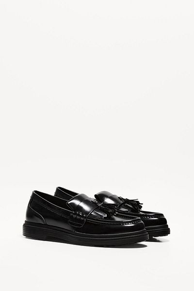 Bershka Fringed loafers with tassel