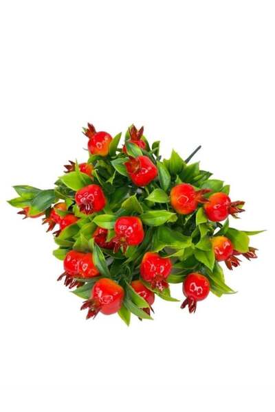 1. Quality Pomegranate Bunch Fruit Artificial Plant 19-21 Fruit