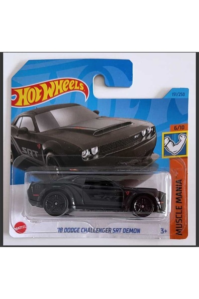HOT WHEELS 18 Dodge Challenger Srt Demon Siyah ! KOLEKSİYONLUK !