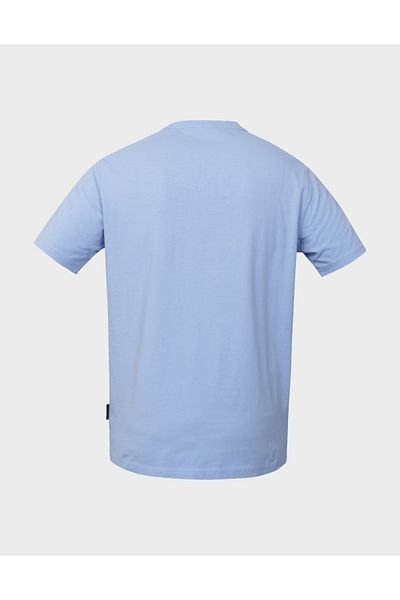 Napapijri Pánske bledo modré tričko Napapijri Salis SS Sum I00 Blue Flower