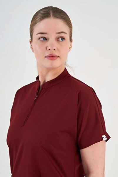 Owlet Medikal Λικράλι Βουργουνδίας Χειρουργική φανέλα με φερμουάρ