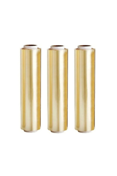 Ecoflex 3 قطع من فيلم تغليف الطعام 30 سم × 100 متر 8 ميكرون