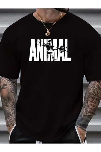 DAXİS Sportwear Company Tricou cu imprimeu cu croială relaxată pentru bărbați