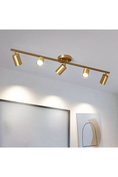 RİOLİGHT Modern Matt Bottom Coated 5Xgu10 Daylight Movable Head Spot Light Bulb