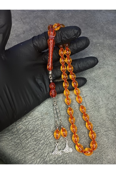 Mos Tespih Imamesi Mărgele de rugăciune din chihlimbar praf de înaltă calitate