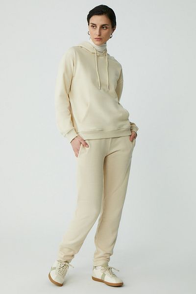 ETHIQUET Abelia Vanilla-Sweatshirt für Damen – Fleece, weicher und dicker Stoff mit Kapuze