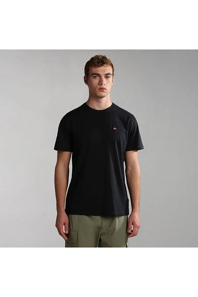 Napapijri Tricou negru pentru bărbați Napapijri Salis