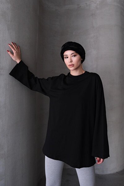 C&City Oversize Wide Sleeve T-Shirt - 2 Pack 964 Black/Ecru