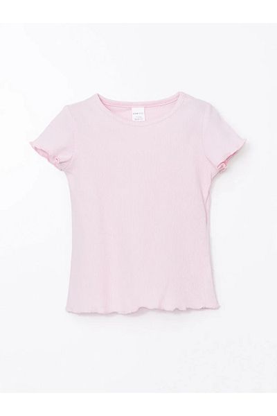 LC Waikiki Lcw Eco Pink Crew Neck Basic Baby Girl T-Shirt