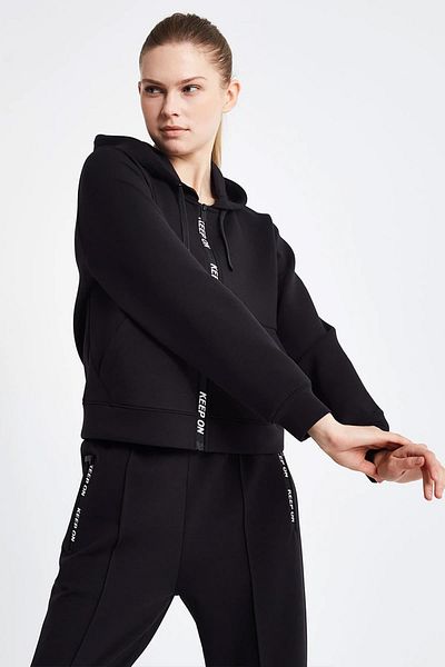 Lescon 24NTBL 002135633   Pantaloni de trening negri pentru femei