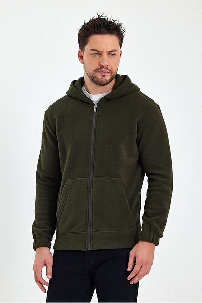 Cavla Collection Men's Fleece Hooded Kangaroo Pocket Sweat