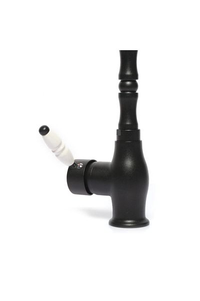 FAUMIX Kitchen Faucet with Black Rustic Rotating Tube