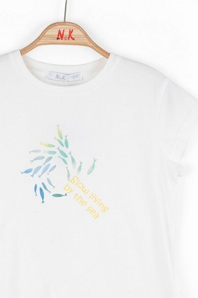 xo kids moda Girl's T-Shirt 4-8 Years 38532
